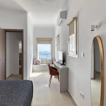 Stunning Oceanview Mykonos | 5 Bedrooms | Perseus | Amazing Location Overlooking Sea & Private Pool | Faros